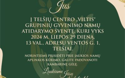 Grupinių gyvenimo namų atidarymas